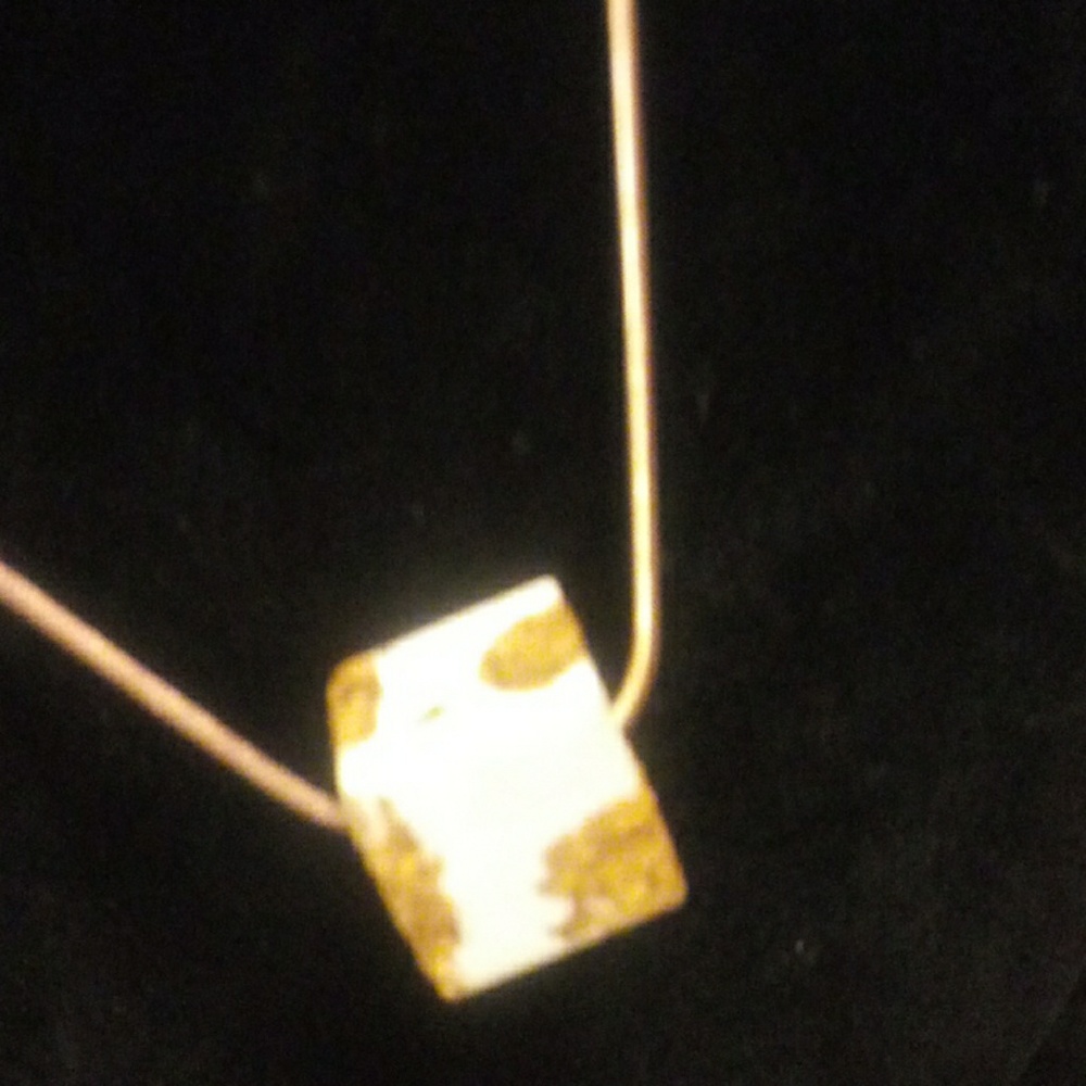 Gold flake neckless - Picture 2 of 3